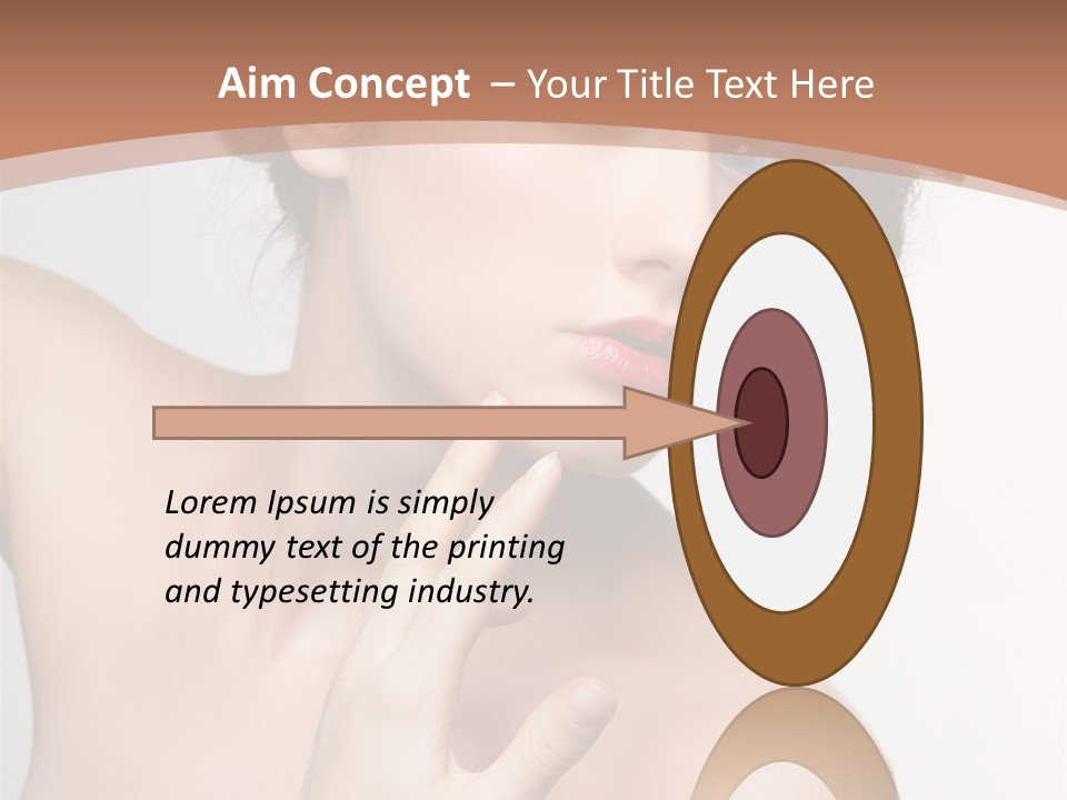 Skincare Gorgeous Female PowerPoint Template