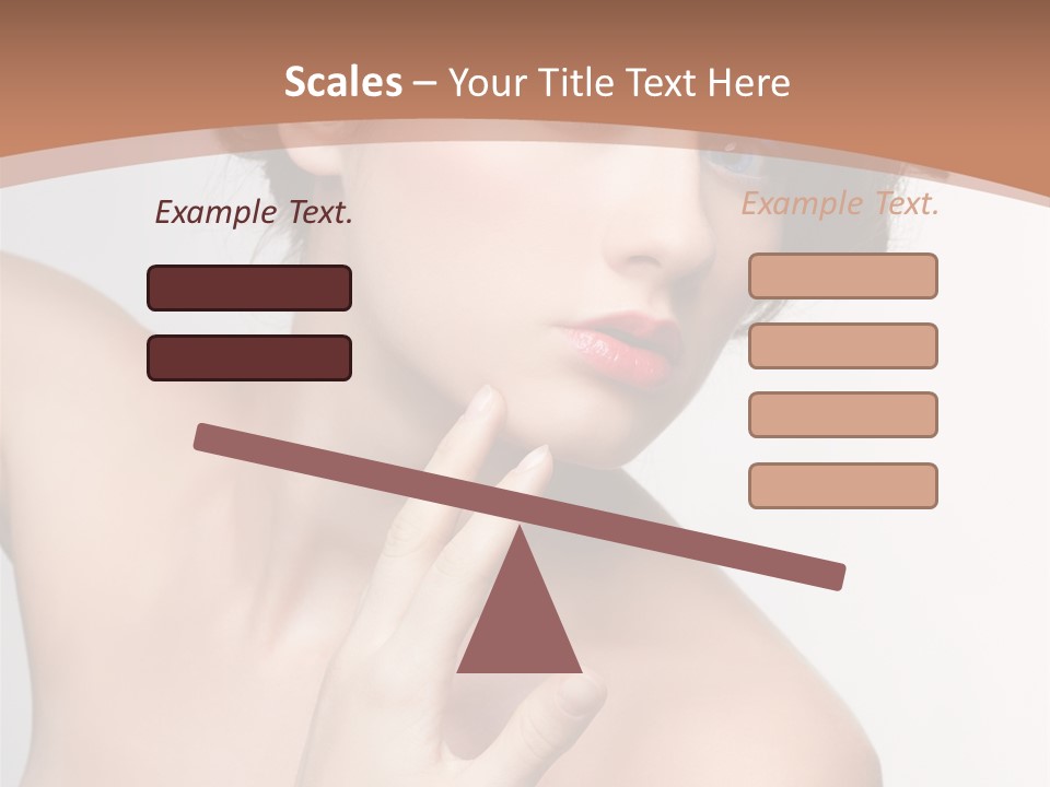 Skincare Gorgeous Female PowerPoint Template