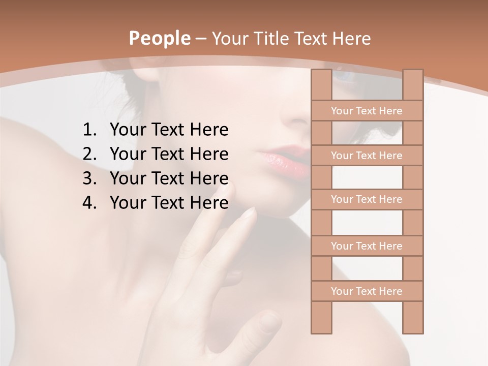 Skincare Gorgeous Female PowerPoint Template