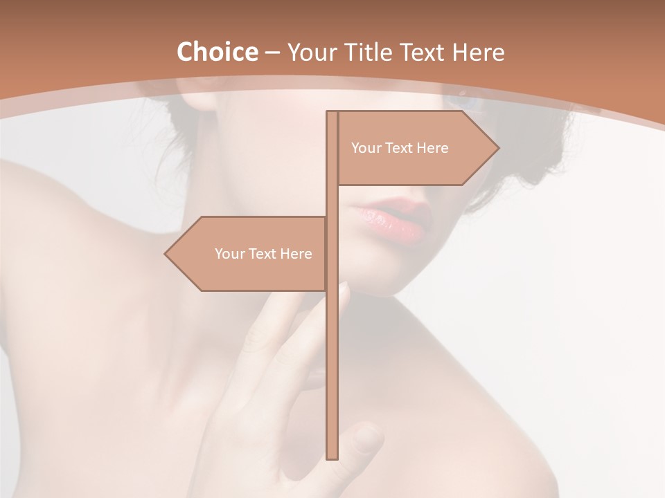 Skincare Gorgeous Female PowerPoint Template