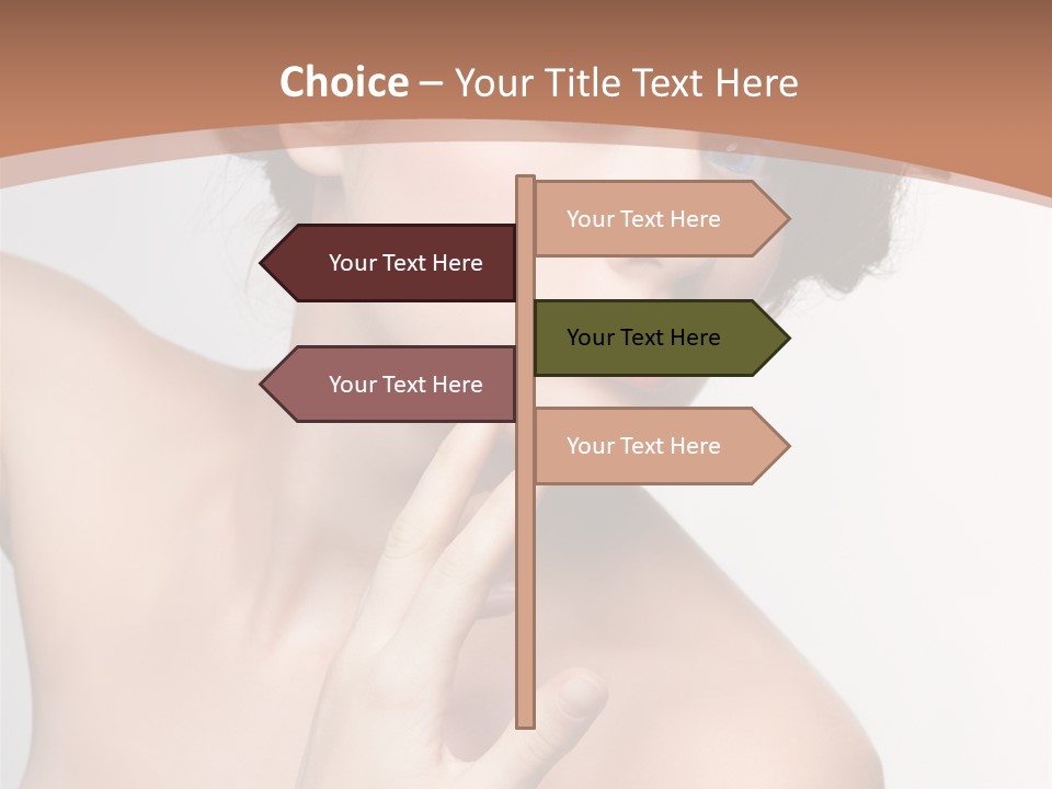 Skincare Gorgeous Female PowerPoint Template