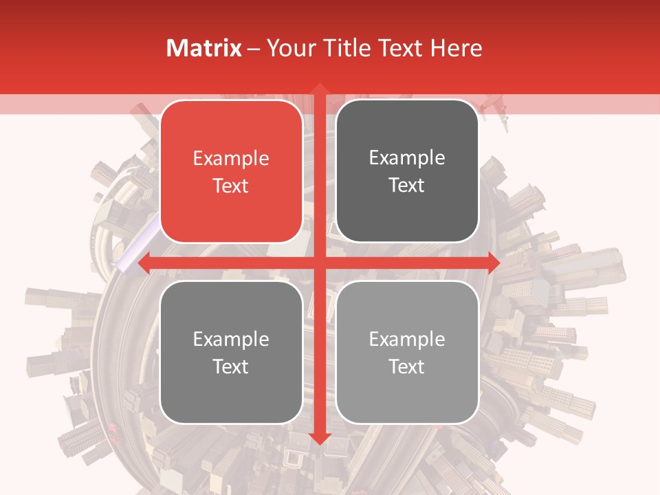 High Chaos Urbanization PowerPoint Template