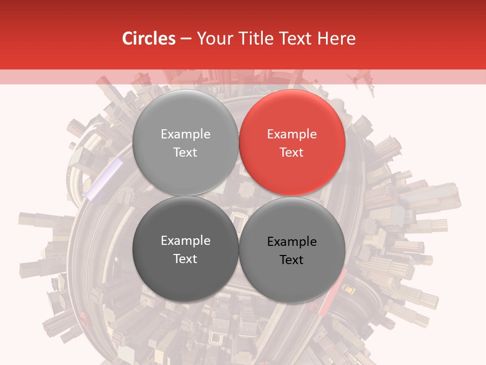 High Chaos Urbanization PowerPoint Template