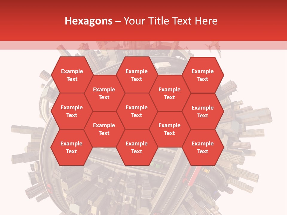 High Chaos Urbanization PowerPoint Template