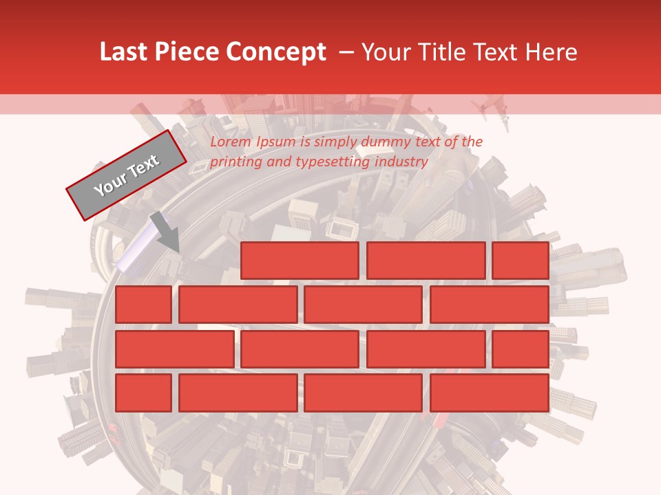 High Chaos Urbanization PowerPoint Template
