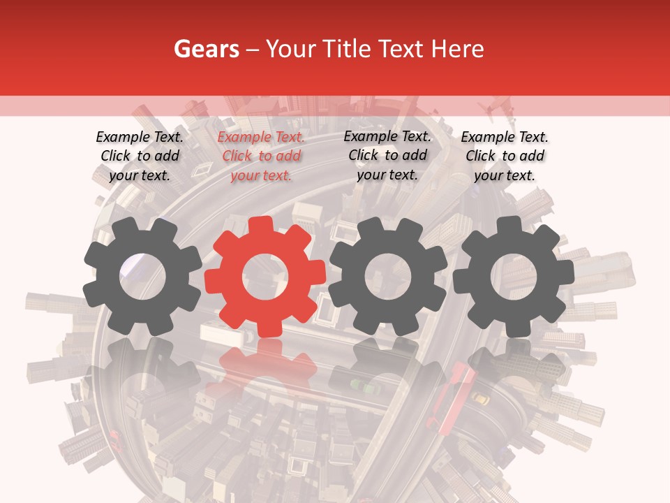 High Chaos Urbanization PowerPoint Template