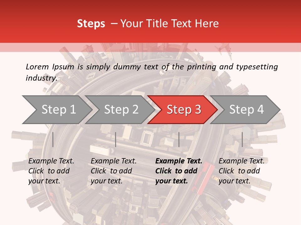 High Chaos Urbanization PowerPoint Template