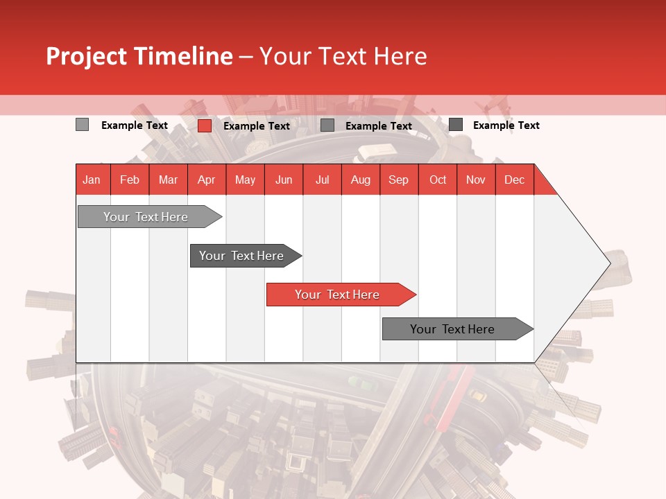 High Chaos Urbanization PowerPoint Template