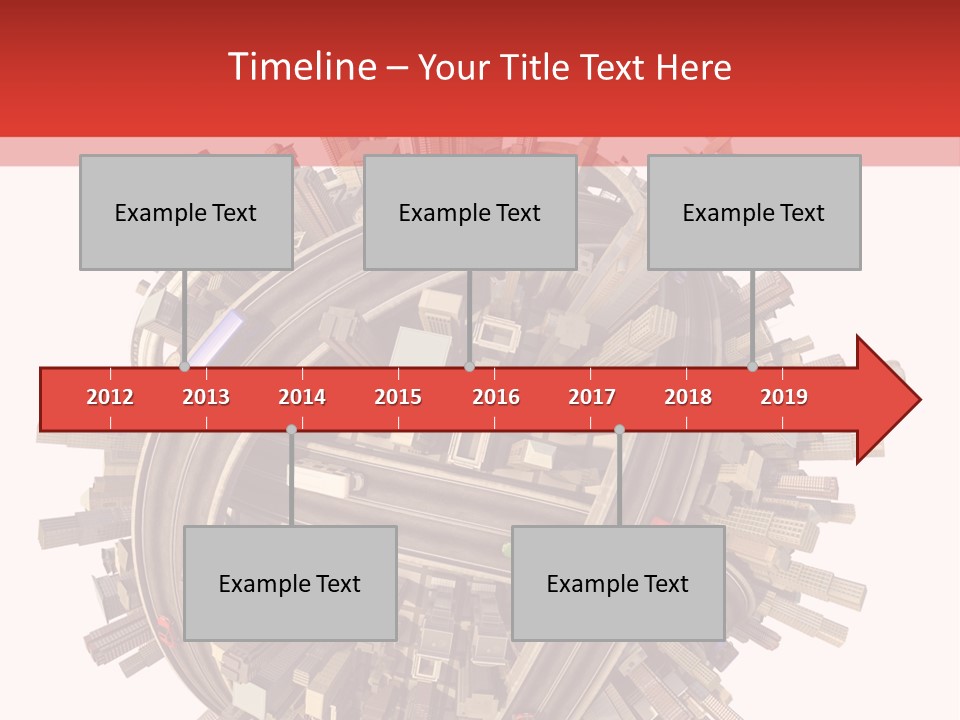 High Chaos Urbanization PowerPoint Template