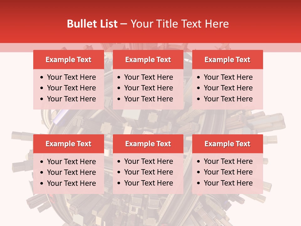 High Chaos Urbanization PowerPoint Template