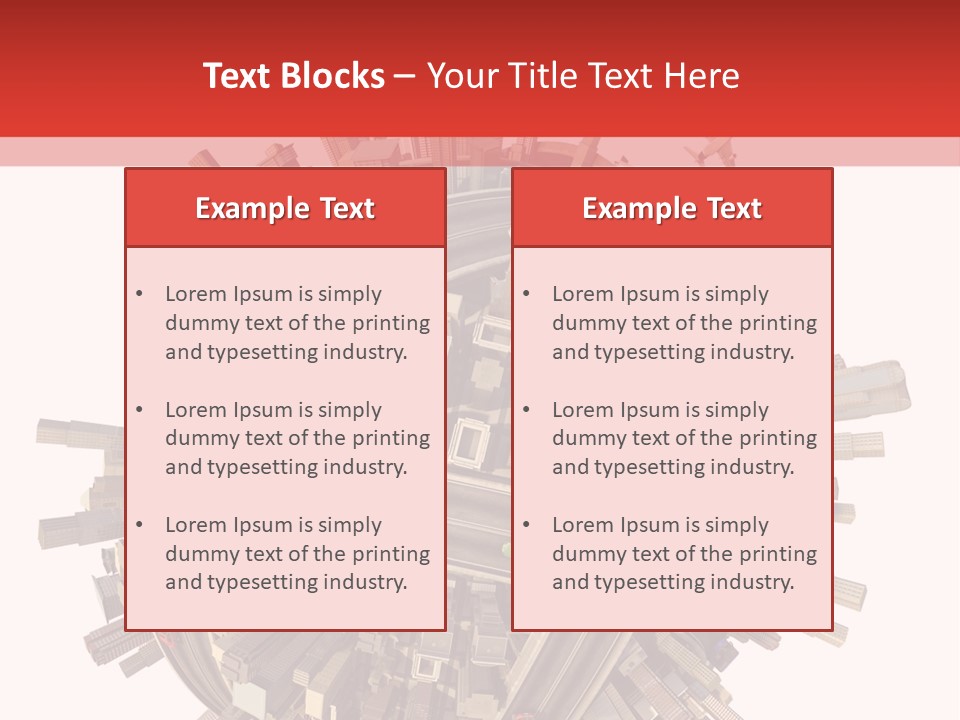 High Chaos Urbanization PowerPoint Template