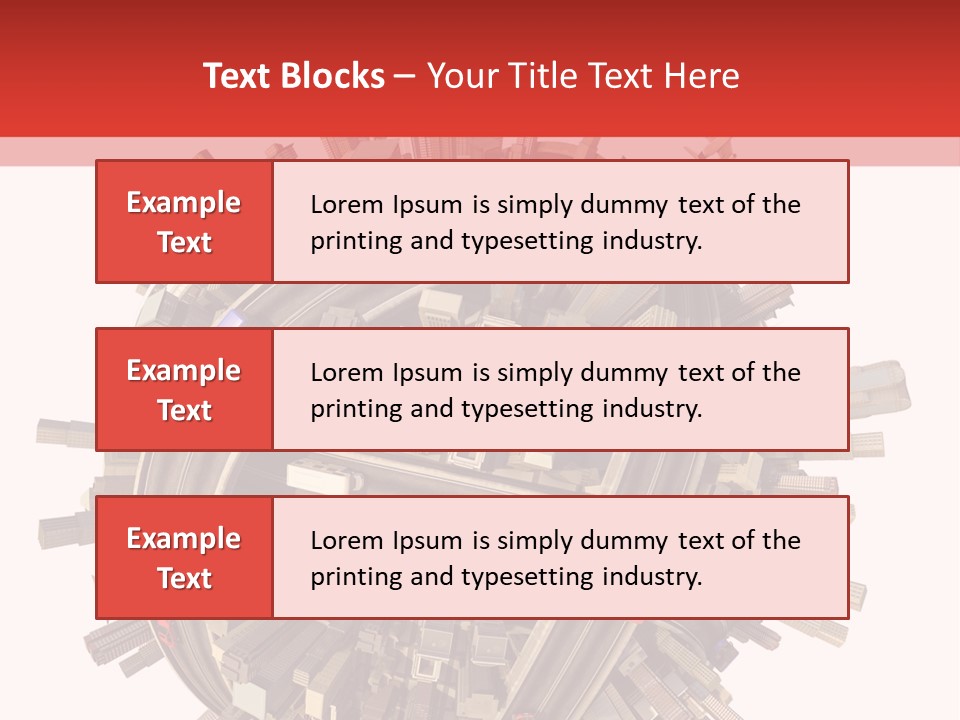 High Chaos Urbanization PowerPoint Template