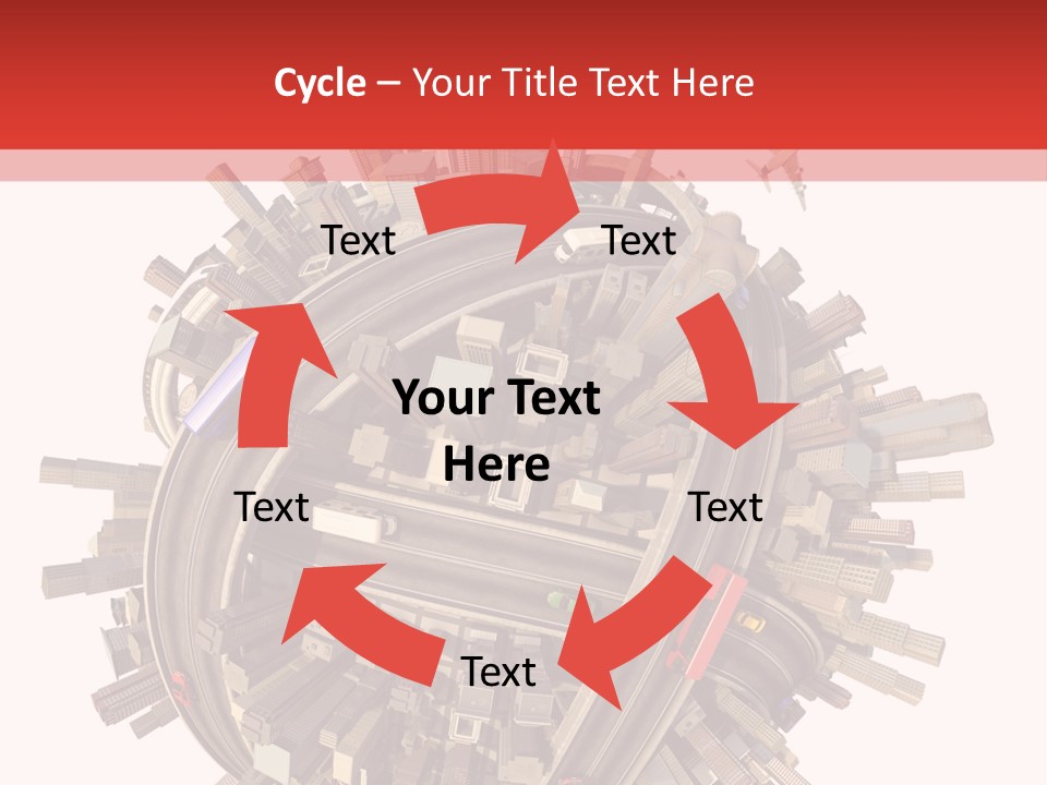 High Chaos Urbanization PowerPoint Template