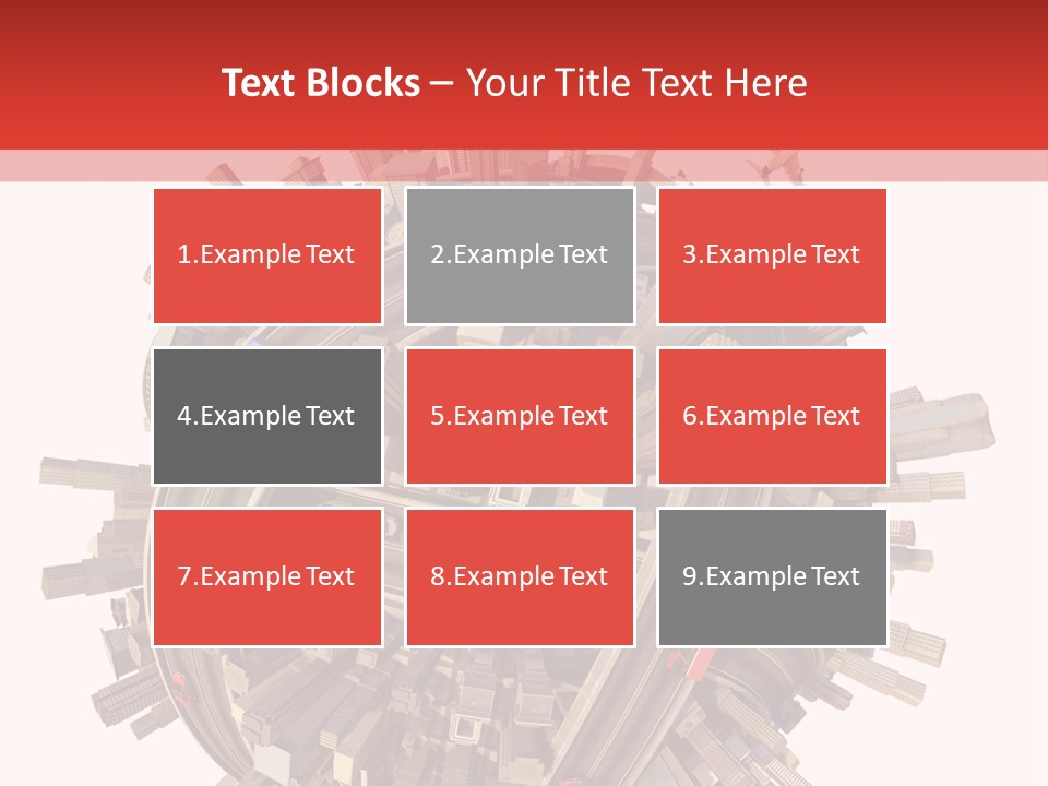 High Chaos Urbanization PowerPoint Template