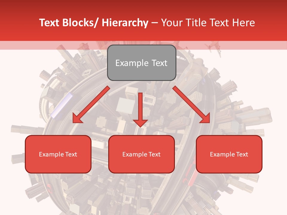 High Chaos Urbanization PowerPoint Template