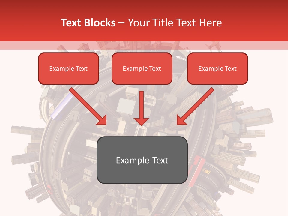 High Chaos Urbanization PowerPoint Template