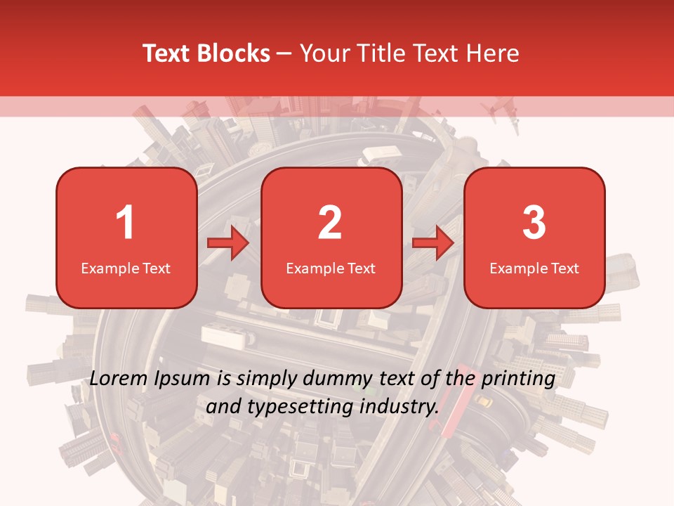 High Chaos Urbanization PowerPoint Template