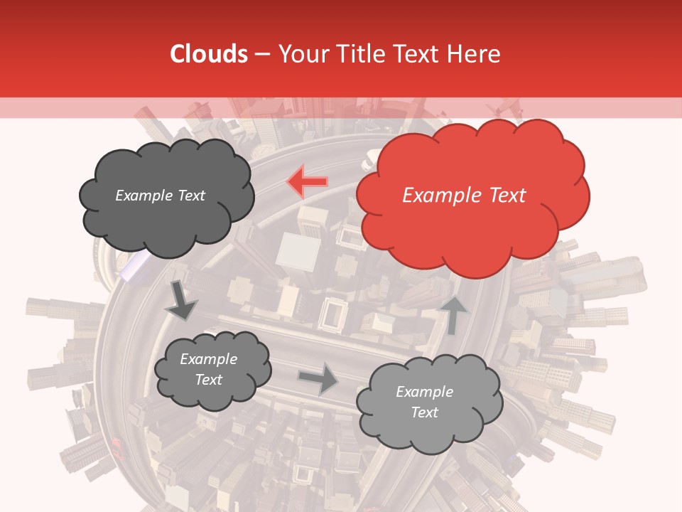 High Chaos Urbanization PowerPoint Template