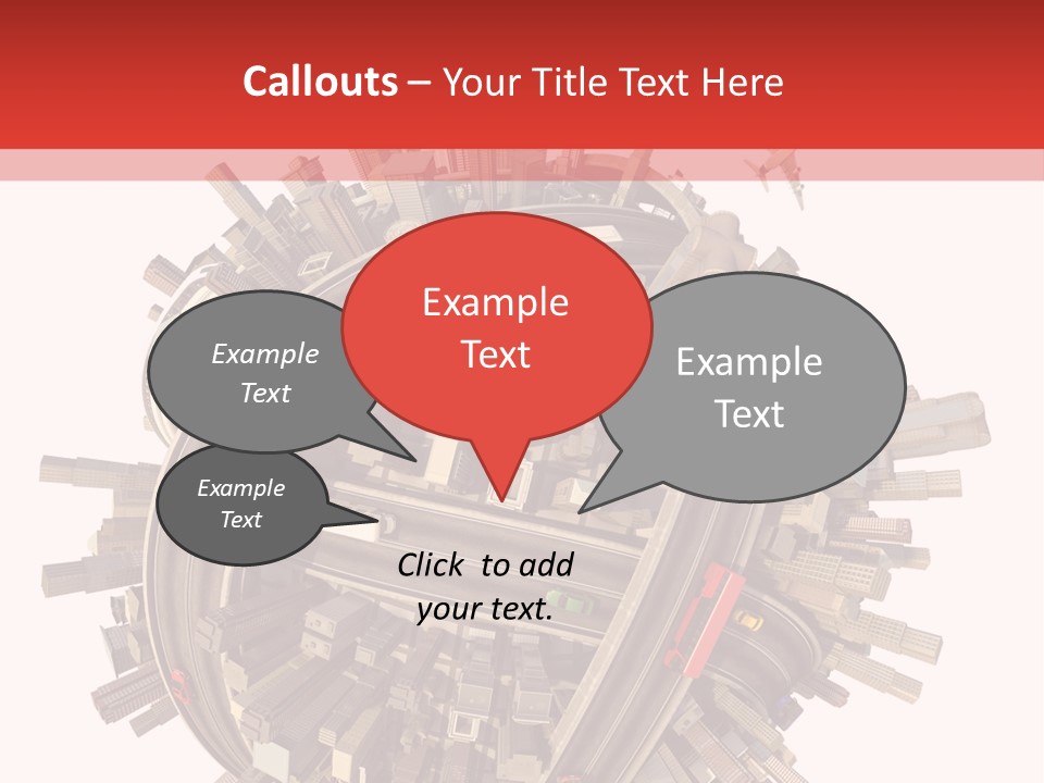High Chaos Urbanization PowerPoint Template