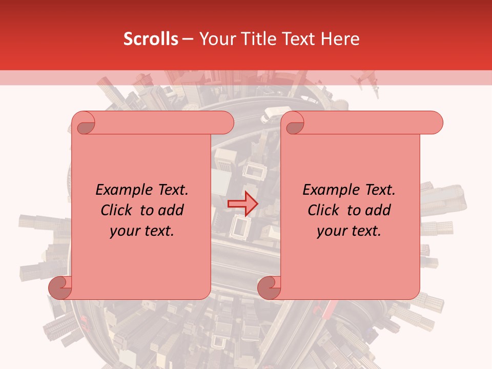 High Chaos Urbanization PowerPoint Template