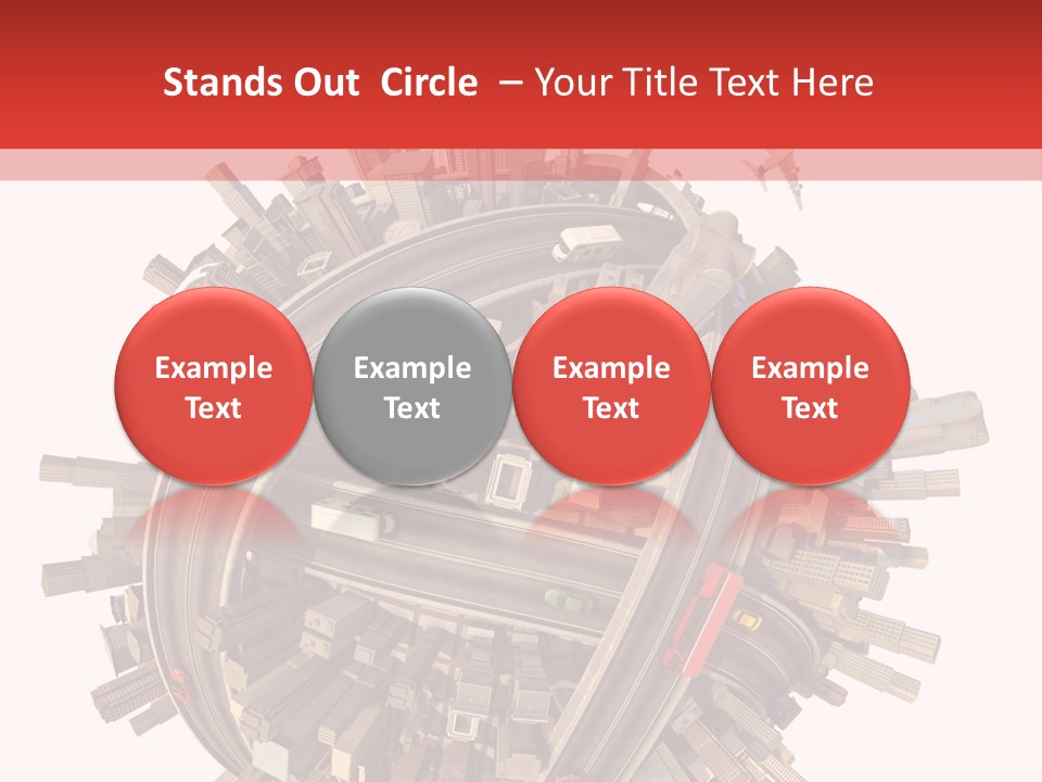 High Chaos Urbanization PowerPoint Template