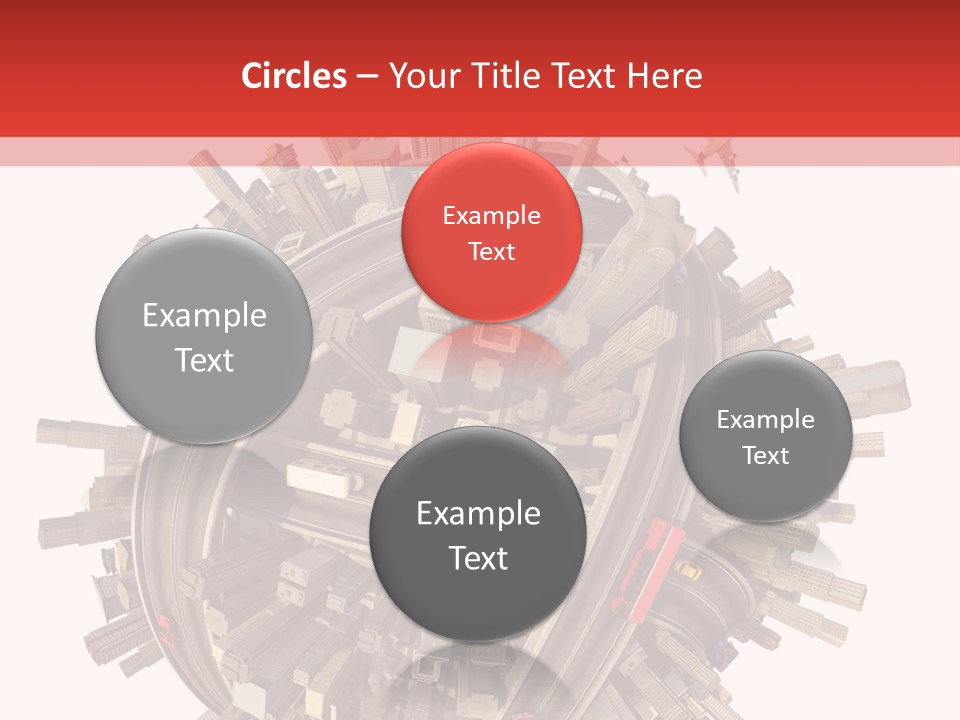 High Chaos Urbanization PowerPoint Template