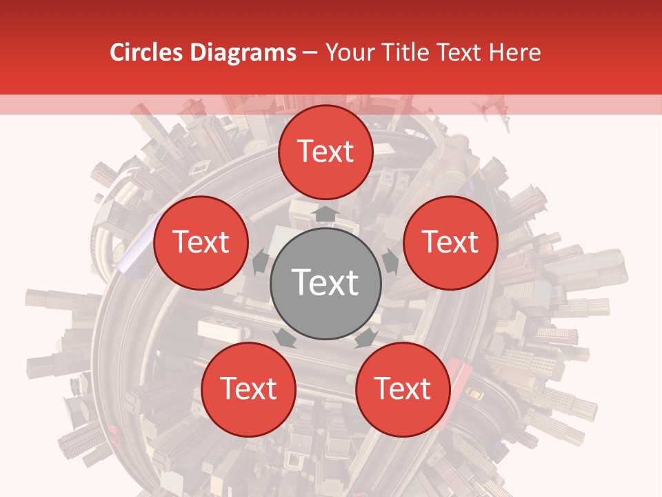 High Chaos Urbanization PowerPoint Template