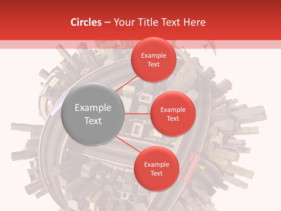 High Chaos Urbanization PowerPoint Template