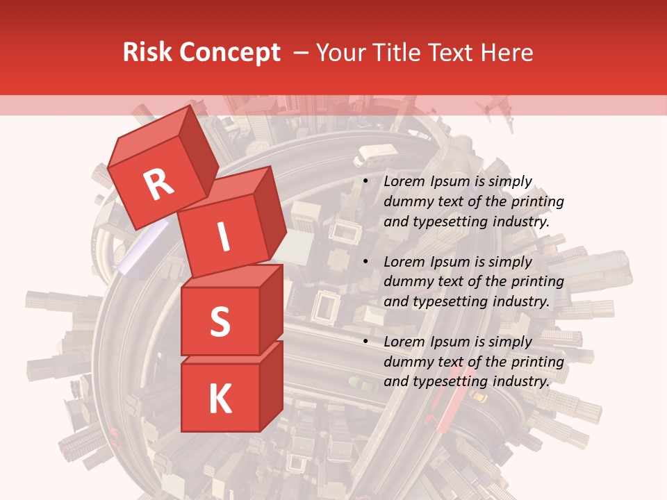 High Chaos Urbanization PowerPoint Template