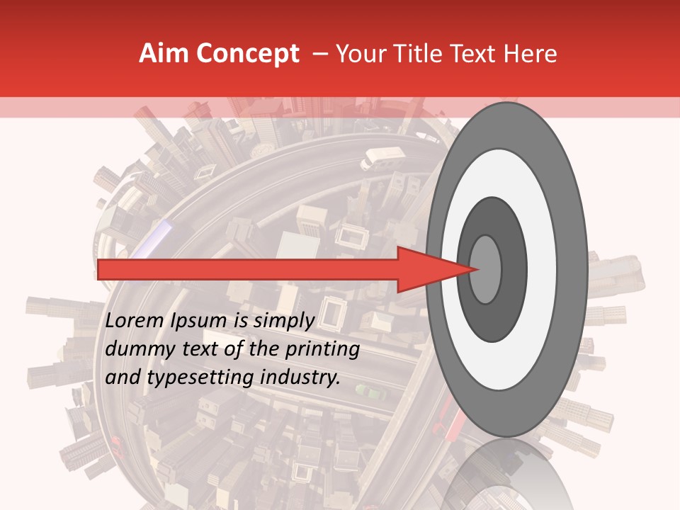 High Chaos Urbanization PowerPoint Template