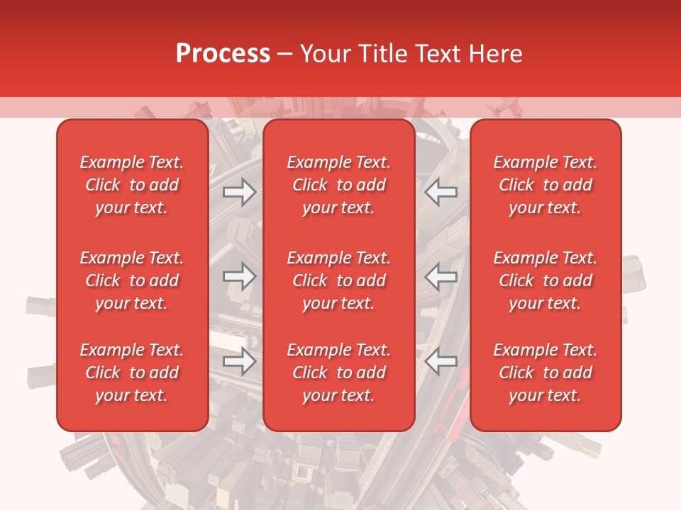 High Chaos Urbanization PowerPoint Template