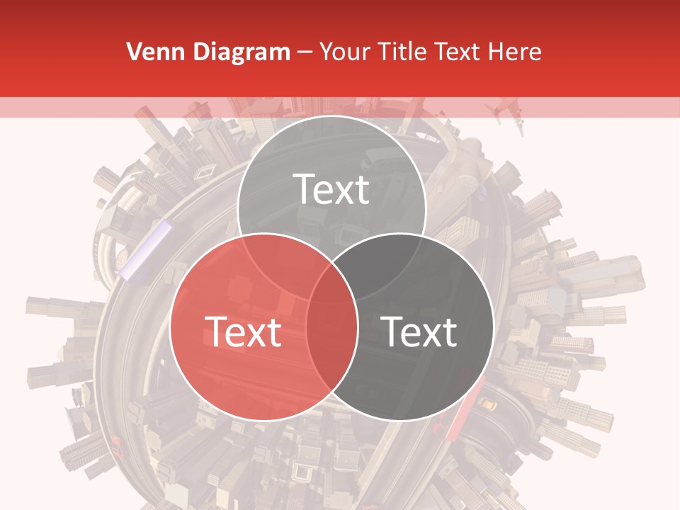 High Chaos Urbanization PowerPoint Template