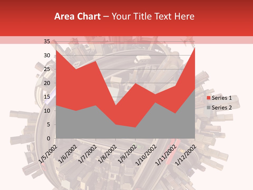 High Chaos Urbanization PowerPoint Template