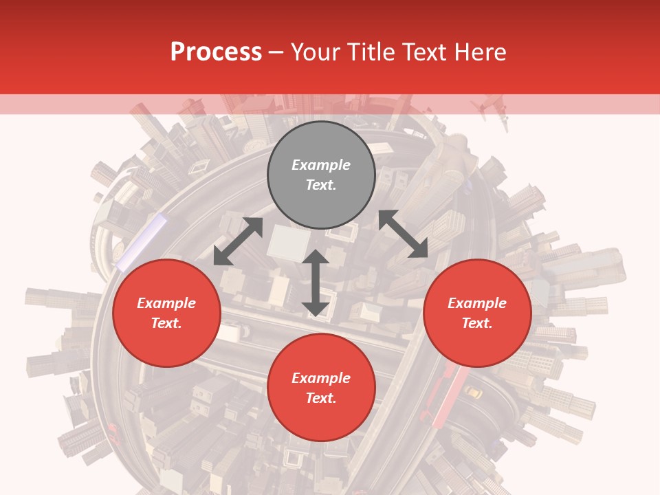 High Chaos Urbanization PowerPoint Template