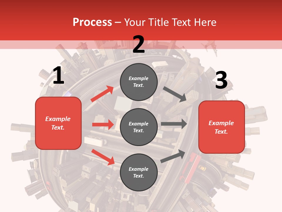 High Chaos Urbanization PowerPoint Template