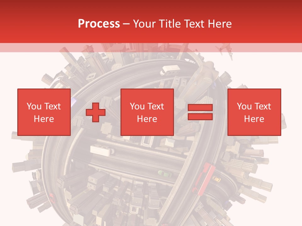 High Chaos Urbanization PowerPoint Template