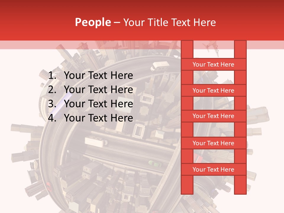 High Chaos Urbanization PowerPoint Template