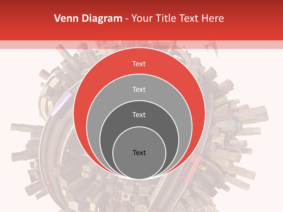 High Chaos Urbanization PowerPoint Template