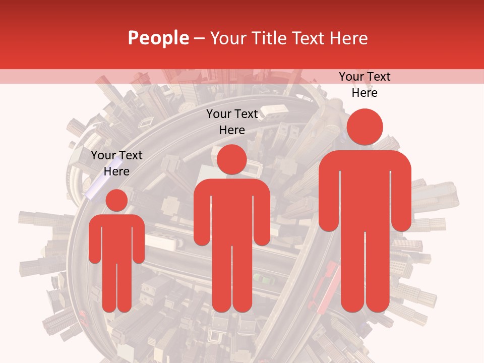 High Chaos Urbanization PowerPoint Template