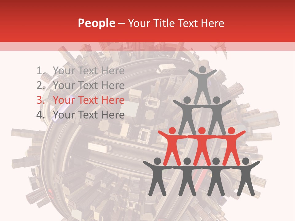 High Chaos Urbanization PowerPoint Template