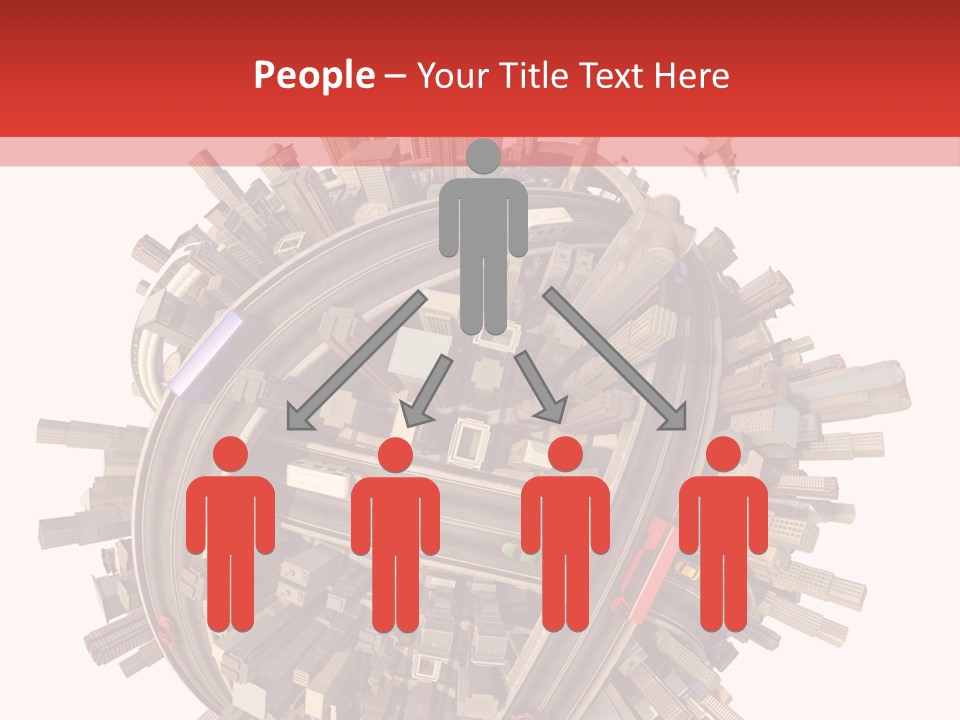 High Chaos Urbanization PowerPoint Template