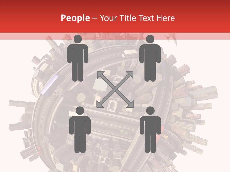 High Chaos Urbanization PowerPoint Template