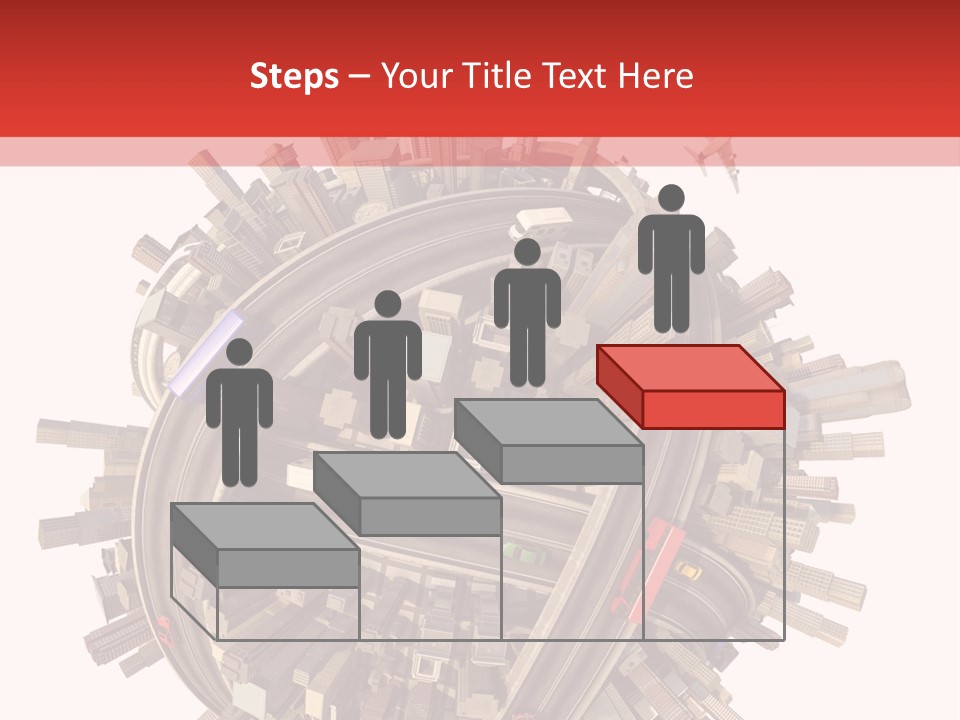 High Chaos Urbanization PowerPoint Template