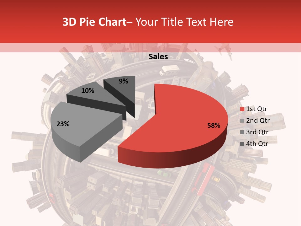 High Chaos Urbanization PowerPoint Template