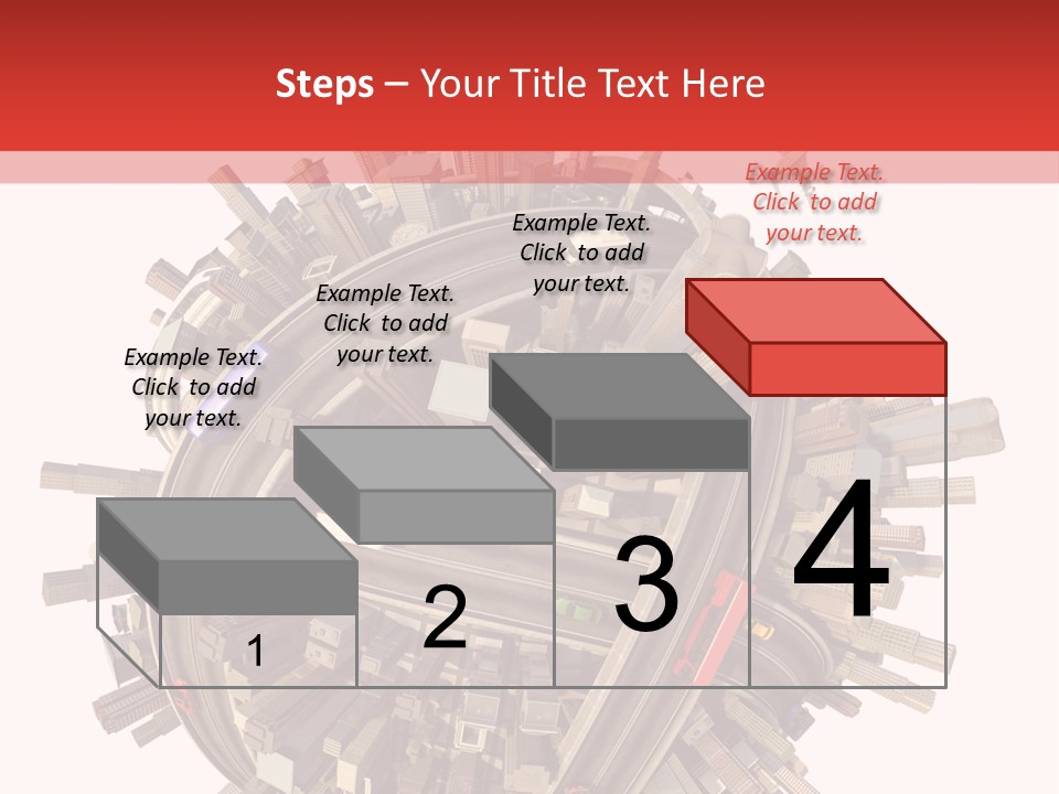 High Chaos Urbanization PowerPoint Template