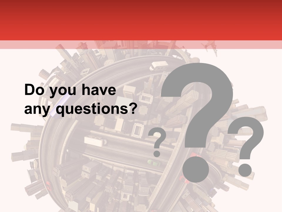 High Chaos Urbanization PowerPoint Template