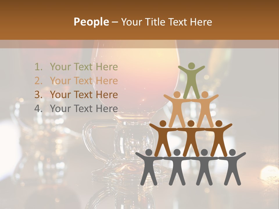 Corporate Together Character PowerPoint Template