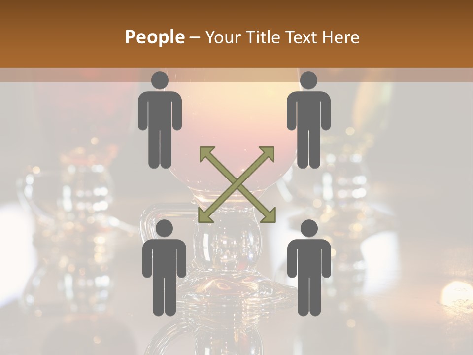 Corporate Together Character PowerPoint Template