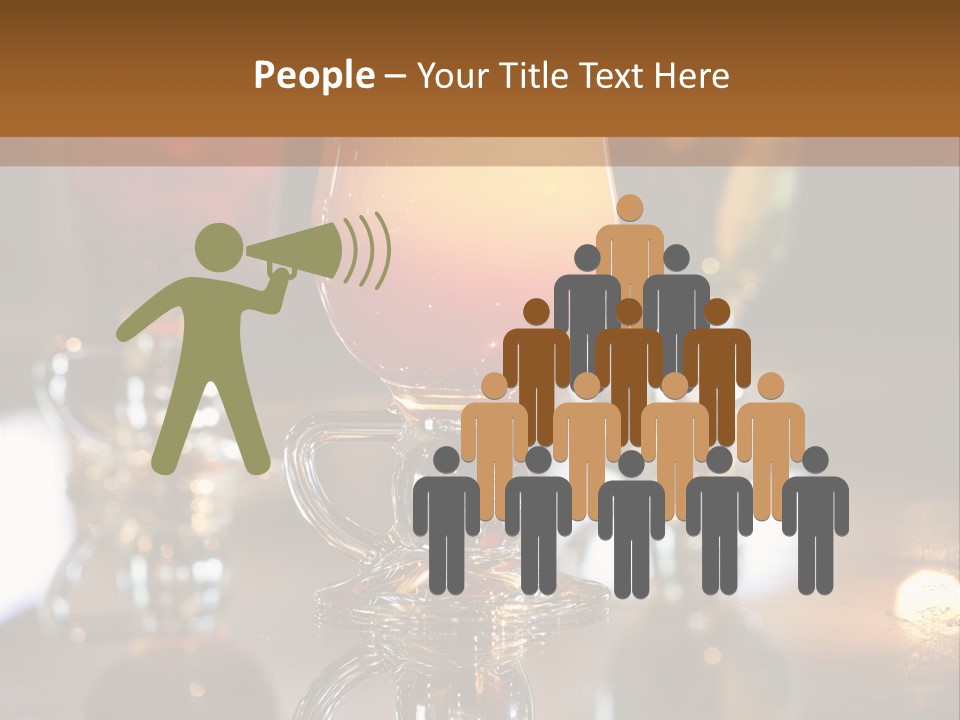 Corporate Together Character PowerPoint Template