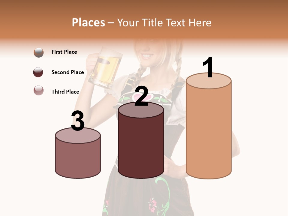 Staff Dress Girl PowerPoint Template